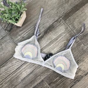 URBAN OUTFITTERS MERMAID SHELL BRA